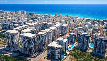 Квартиры 2+1 и 3+1 в современном жилом комплексе в районе Махмутлар